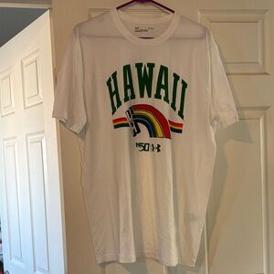 Under Armour White Hawaii Rainbow T-Shirt